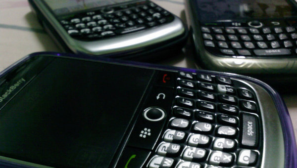 Смартфоны BlackBerry. Архивное фото